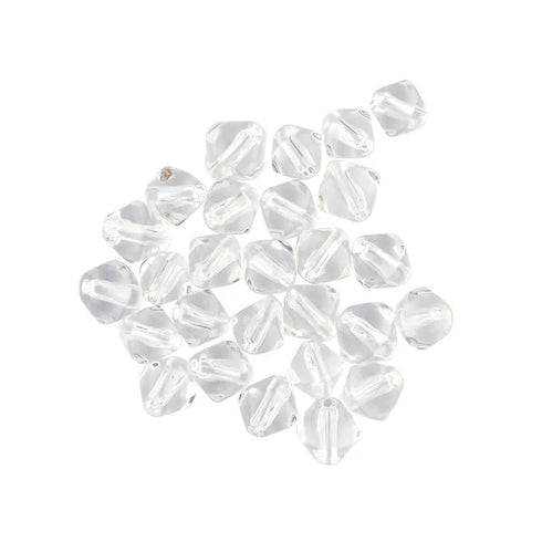 6mm Glass Bicone Beads (available in 2 colours)